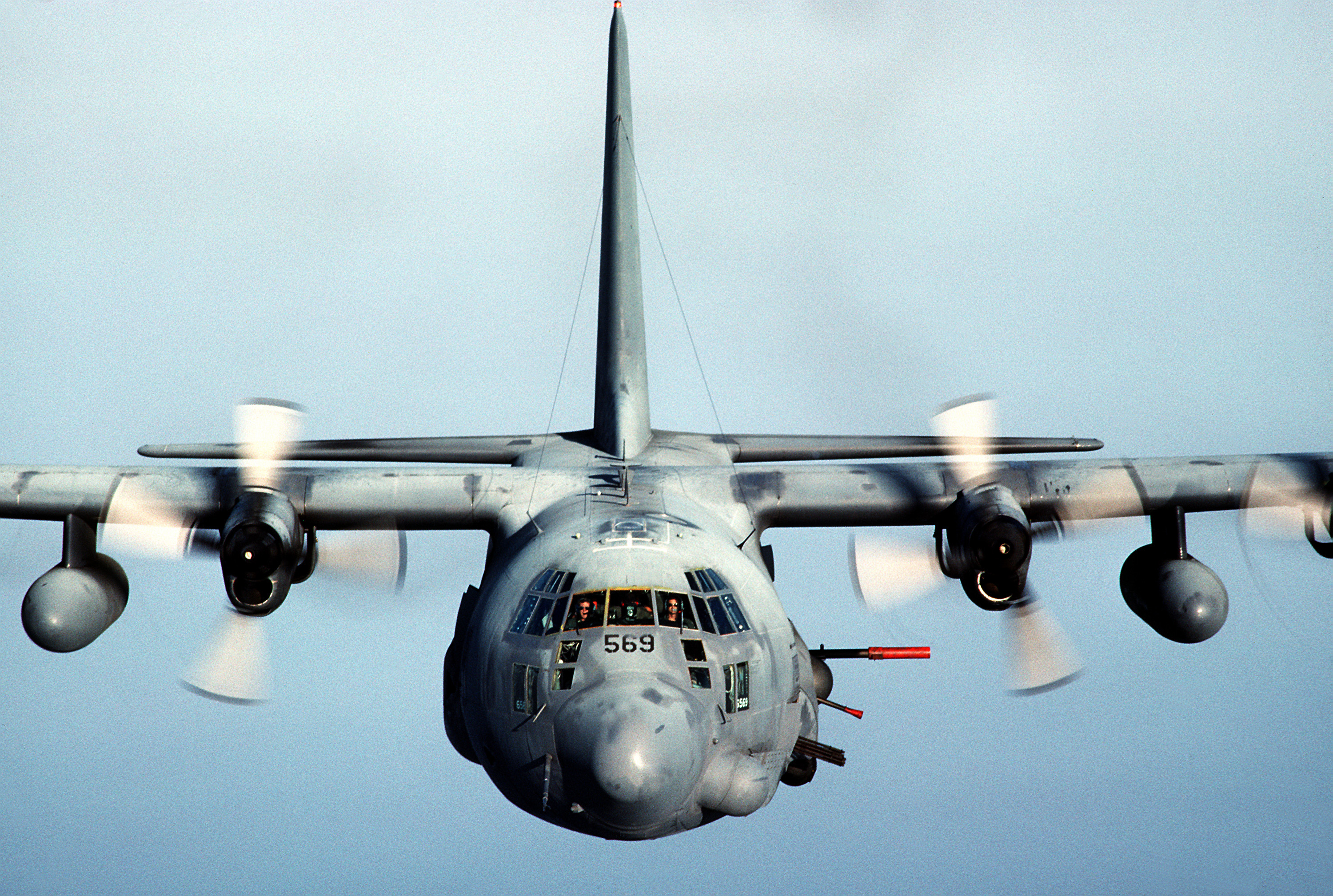 AC-130 Ghostrider wspierający piechotę